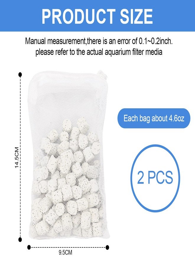 HCLSY 2 Pack of Bio-max Aquarium Filter Media Replacement for Fluval U Underwater Filter, 3.88Oz/110g Bio Ceramic Rings Filter Media for U2/U3/U4 Filters - Image 4